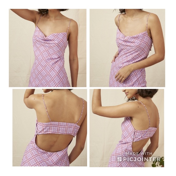 ❌SOLD❌Finders Keepers Nostalgia Dress Lilac Check - Picture 7 of 16